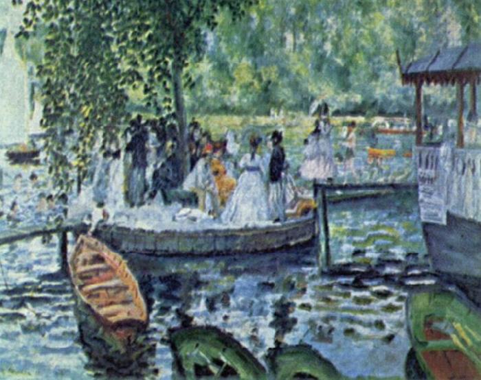 Pierre-Auguste Renoir La Grenouillere China oil painting art